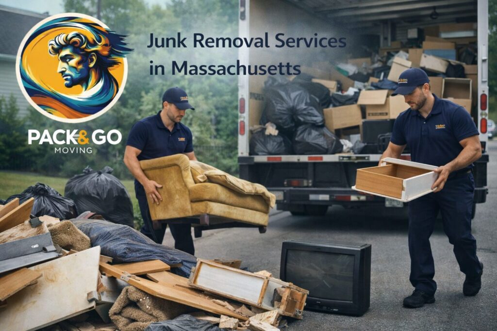 junk removal services Massachusetts furniture and debris removal movers